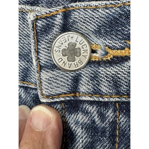 Lucky Brand Jeans Womens 12/31 Plain Jane Flare C Denim Dungarees American Made - Picture 5 of 16